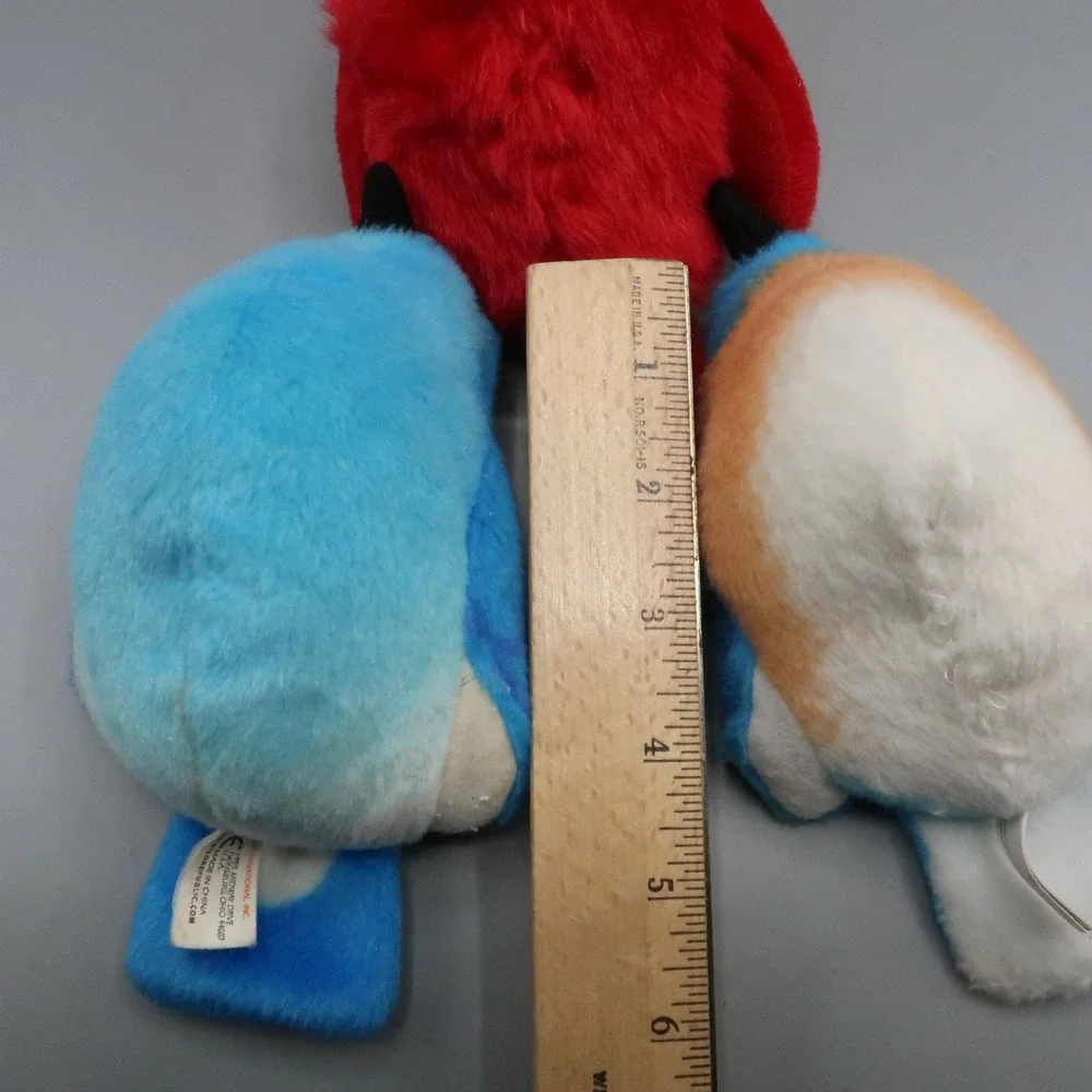 K&M International Inc Plush Bird Audubon Wild Republic Soft wit Sounds Lot of 3